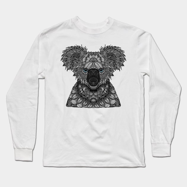 Koala Long Sleeve T-Shirt by ArtLovePassion